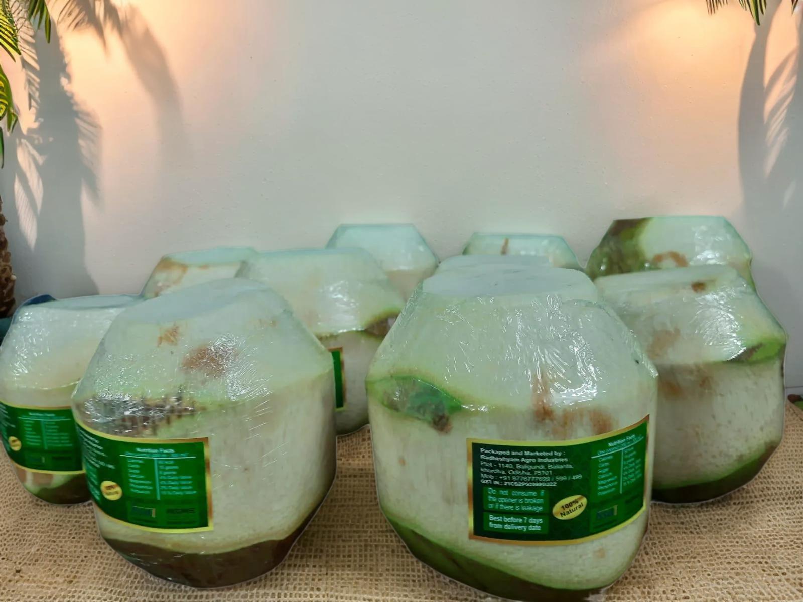 Fresh Peeled coconut